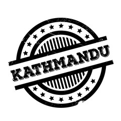 Kathmandu rubber stamp. Grunge design with dust scratches. Effects can be easily removed for a clean, crisp look. Color is easily changed.