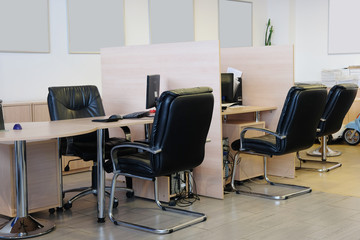 Interior of a business office