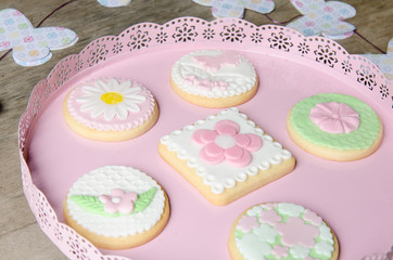 Freshly Baked Spring Flower  Cookies