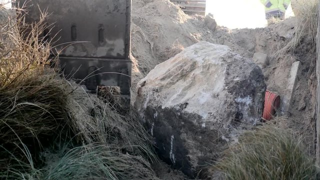 travail &agrave; la pelleteuse