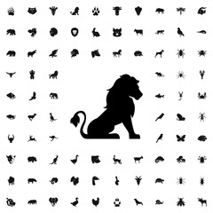 lion icon illustration © HN Works
