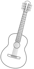Acoustic guitar contour