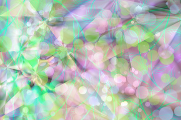 Abstract bokeh multicolor rainbow gradient colors for spring and summer party or Easter backgrounds
