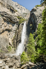 Fototapeta na wymiar Yosemite Falls, Yosemite NP, CA, USA