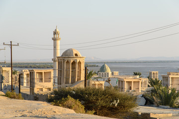 Bandar-e Laft at sunset, Qeshm Island, Iran