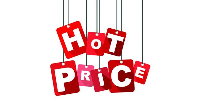 hot price video with red tag