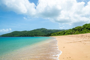 View over Bay of Grande Anse, Guadeloupe