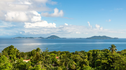 view over Islands of the Saints, Guadeloupe