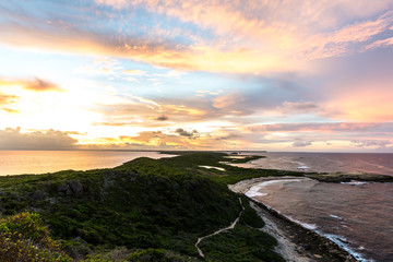 Pointe des Chateaux at sunset
