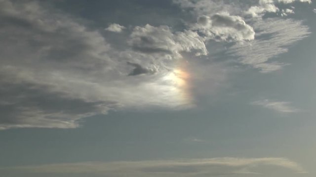 Sun Dog or Mock Sun Time Lapse
