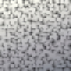 Pattern made from squares, gray background, geometrical style. Simple texture.