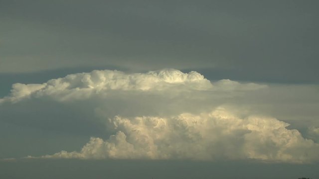 Thunderstorm Clouds Intensifying