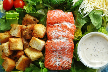 Salmon box lunch