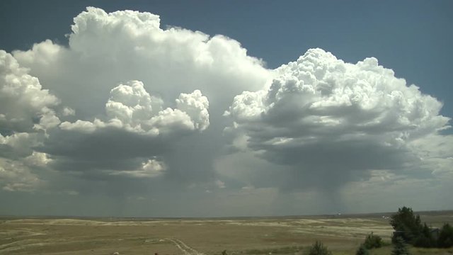 Afternoon Thundershower Clouds in Plains