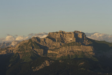 La Tournette (2351m) le soir