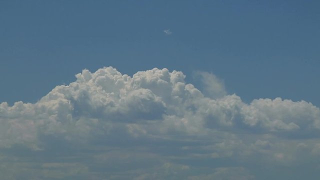 Cumulus Clouds Growing into Thunderstorms