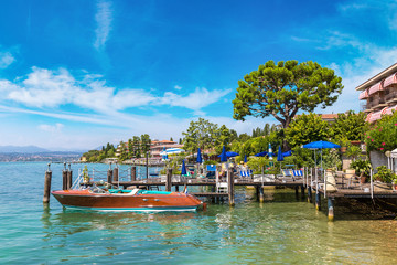 Fototapeta premium Sirmione on lake Garda
