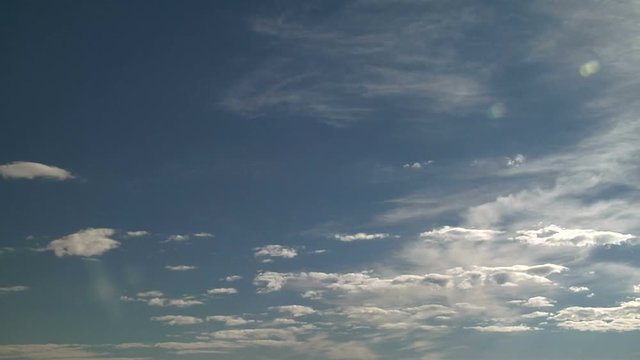 Placid Sky in Summer Time Lapse