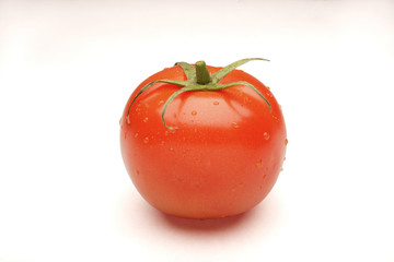 Tomato isolated on white