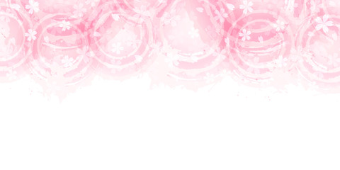 桜　和紙　春　背景 