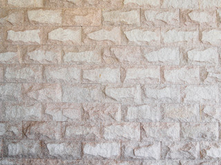 The white and brown brick wall texture background