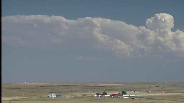 Distant Thunderstorms Grow over High Plains