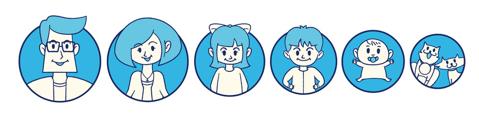 アイコン　家族