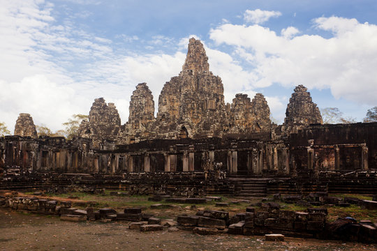 Bayon Temple in Siem Reap Cambodia 