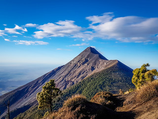 View from Acatenango volcano ,Guatemala