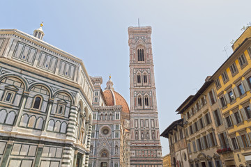 Fototapeta na wymiar Cathedral of Saint Mary of the Flower in Florence, Italy