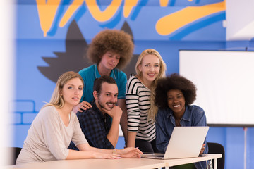 Multiethnic startup business team on meeting