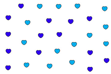 Heart backgrounds for Saint Valentines holiday, greeting decoration