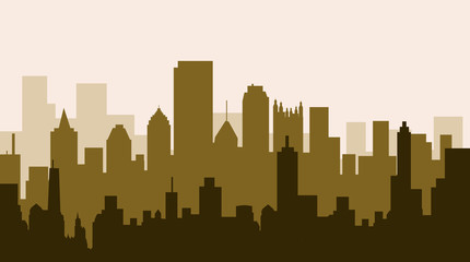Pittsburgh City Skyline 