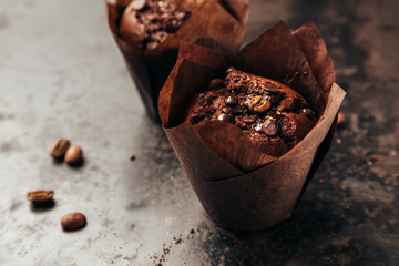 Chocolate Muffin with  Chips