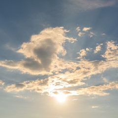 Sunset sky background