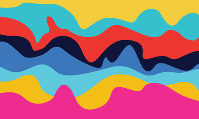 abstract colors background with abstract waves