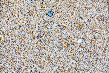 Close up view of hard sand texture for blur background