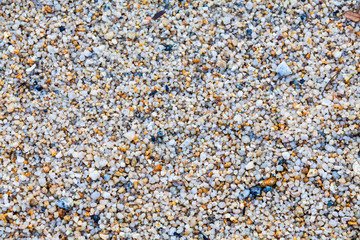 Close up view of hard sand texture for blur background