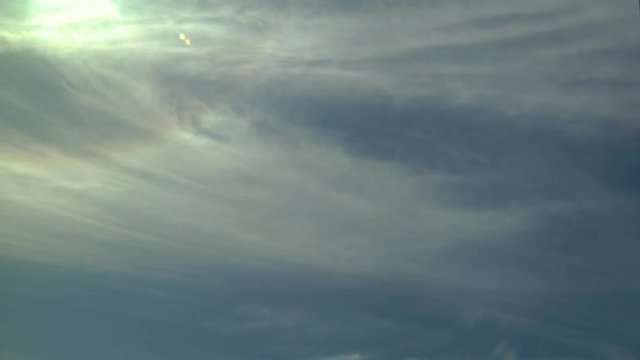 Solar Halo Forms From Icy Cirrus Clouds 