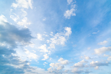 Naklejka na ściany i meble blue sky clouds background