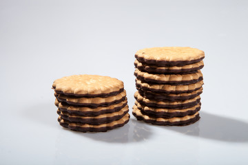 Cookies on a light background