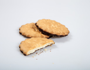 Cookies on a light background