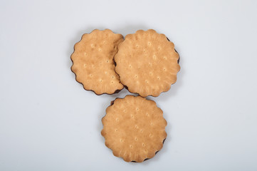 Cookies on a light background