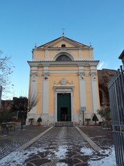Benevento - Chiesa di Santa Maria della Verità con la neve
