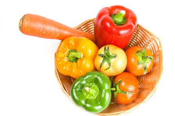 Vegetables in basket