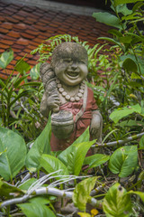 Buddha statue in one of the temples of Thailand.