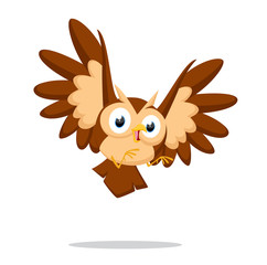 Cute owl cartoon