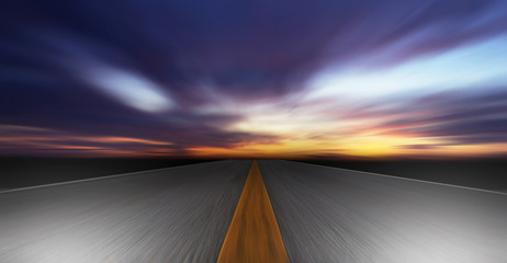Road Motion Blur