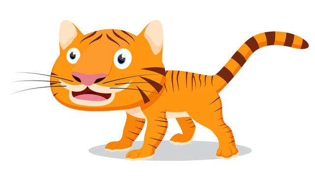 Cute tiger cartoon