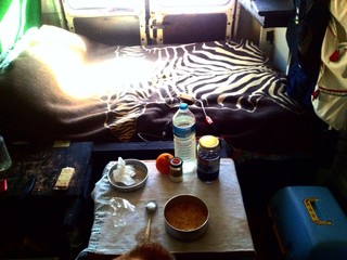 pranzo in camper 